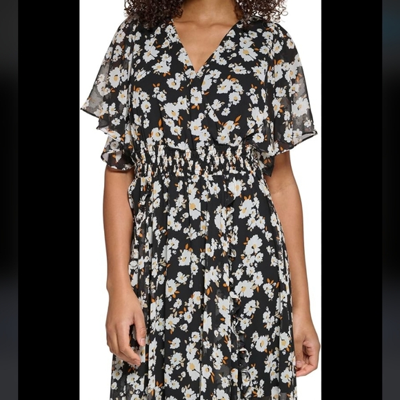 NWT Karl Lagerfeld Paris floral dress. - Picture 3 of 11